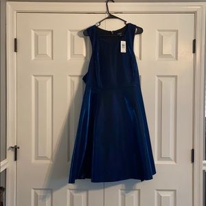 Iridescent Blue Torrid Racerback Skater Dress